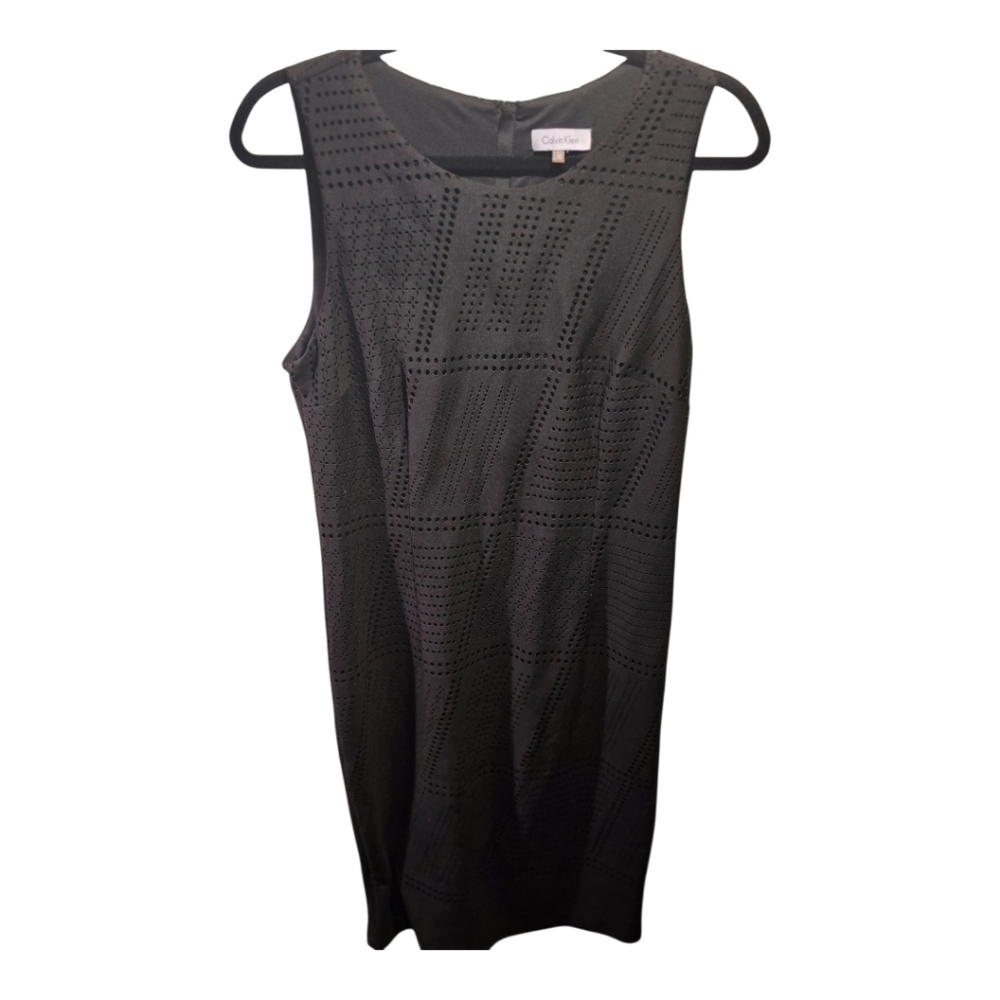 Calvin Klein Sz. 10 Black Pencil Dress